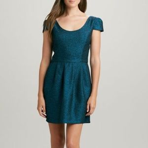 Amanda Uprichard Hilary Shimmery Brocade Dress X